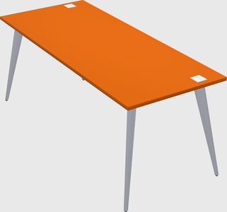 Modern rectangular office desk