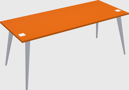 Modern rectangular office desk