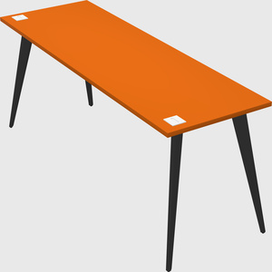 Modern rectangular office desk