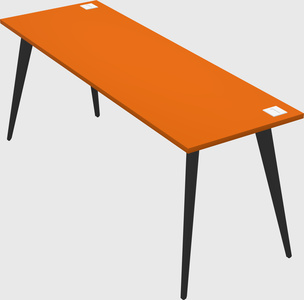 Modern rectangular office desk