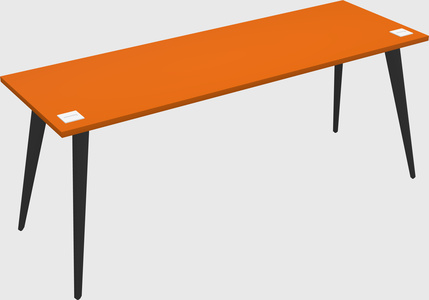 Modern rectangular office desk