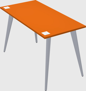Modern rectangular office desk