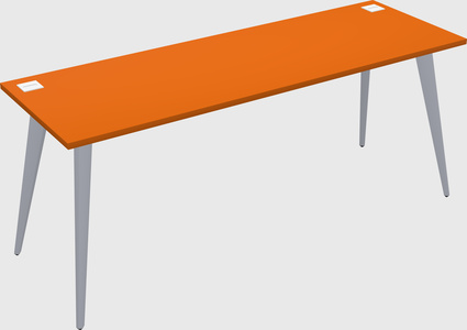 Modern rectangular office desk