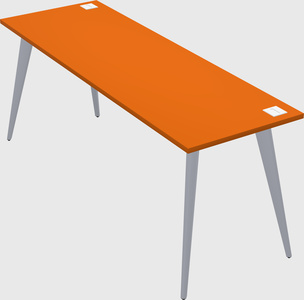 Modern rectangular office desk