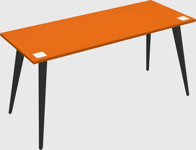 Modern rectangular office desk