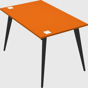 Modern rectangular office desk