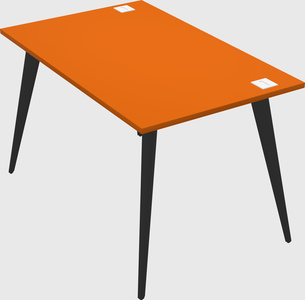 Modern rectangular office desk