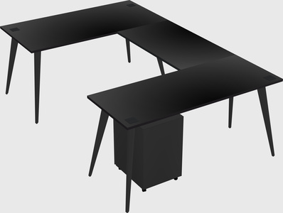 Modern office desk