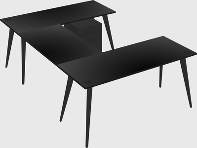 Modern office desk
