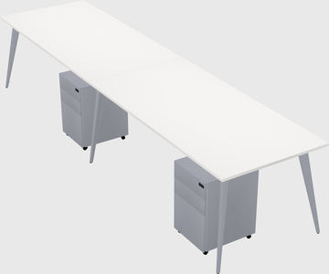 Modern rectangular office desk