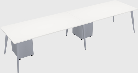 Modern rectangular office desk
