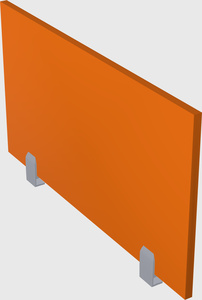 Desk privacy panel