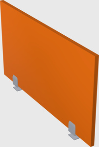 Desk privacy panel