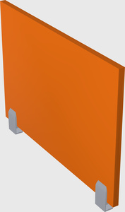 Desk privacy panel