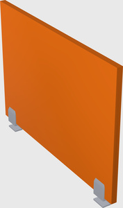 Desk privacy panel