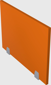 Desk privacy panel