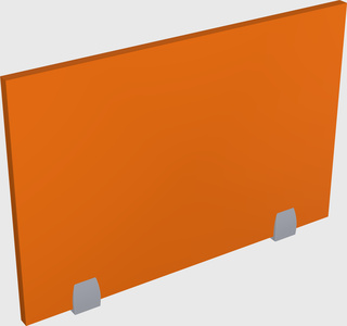 Desk privacy panel