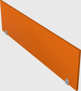 Desk privacy panel