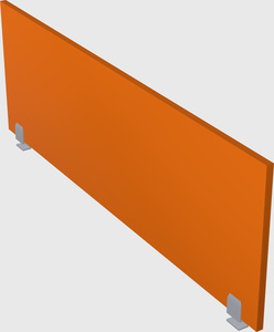 Desk privacy panel