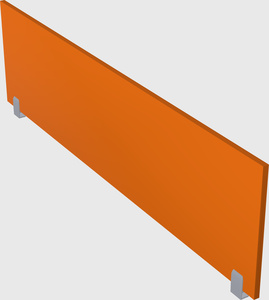 Desk privacy panel