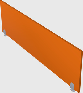 Desk privacy panel