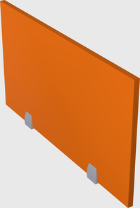 Desk privacy panel