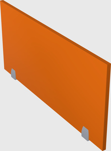 Desk privacy panel