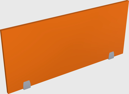Desk privacy panel