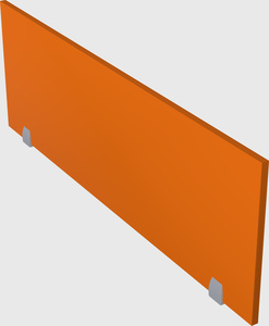 Desk privacy panel