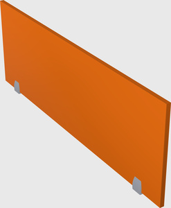 Desk privacy panel