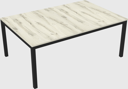 Shared rectangular desk