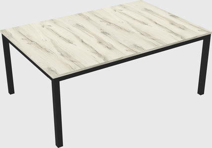 Shared rectangular desk