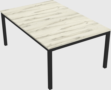 Shared rectangular desk