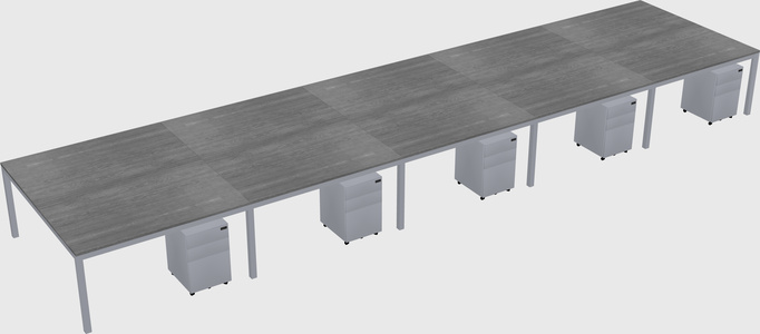 Shared Rectangular Desk