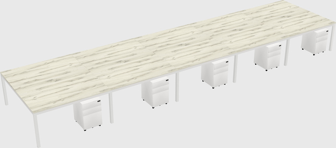Shared Rectangular Desk