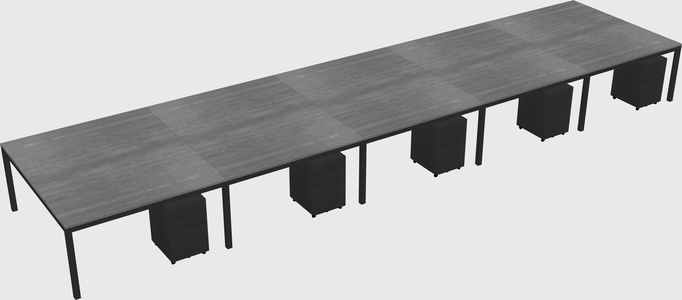 Shared Rectangular Desk