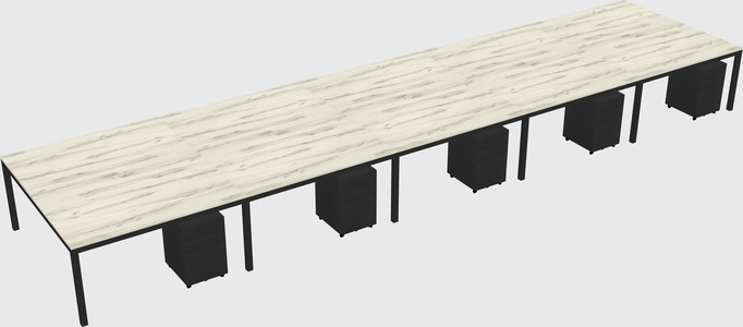 Shared Rectangular Desk