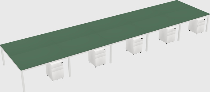Shared Rectangular Desk