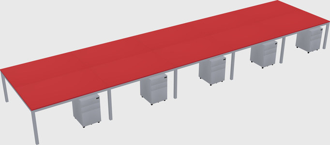Shared Rectangular Desk