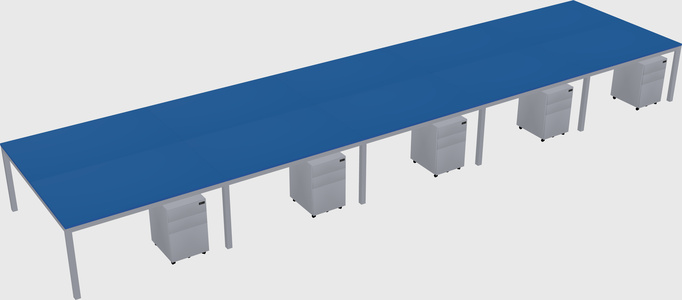 Shared Rectangular Desk