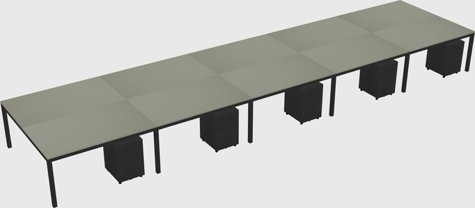 Shared Rectangular Desk