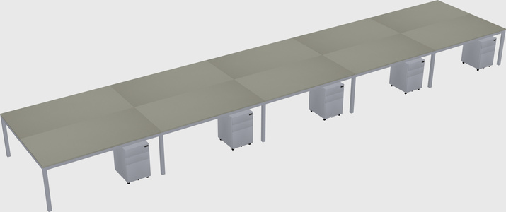 Shared Rectangular Desk