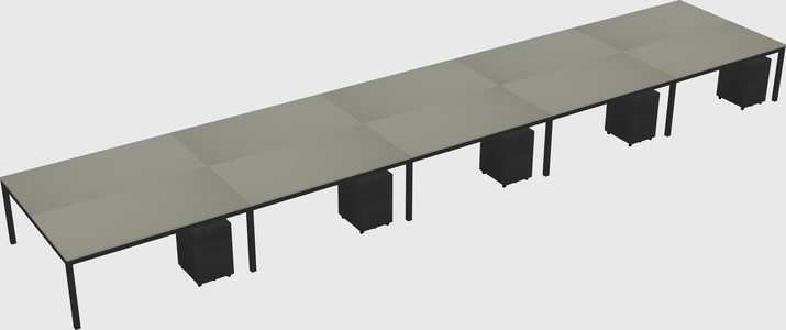 Shared Rectangular Desk