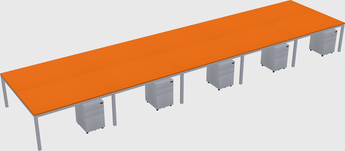 Shared Rectangular Desk