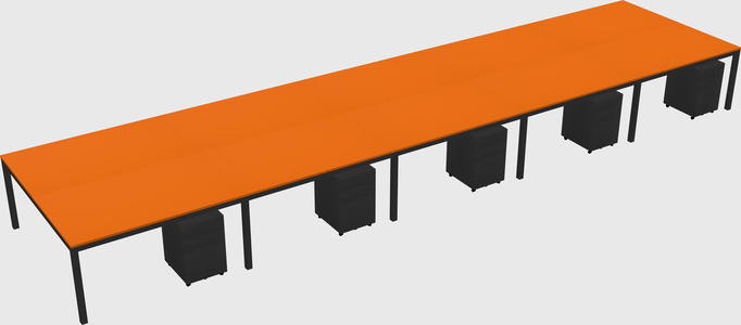 Shared Rectangular Desk