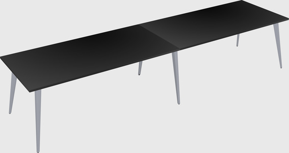 Modern rectangular office desk