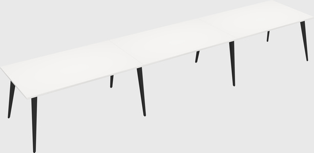 Modern rectangular office desk