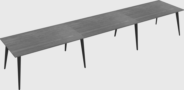 Modern rectangular office desk