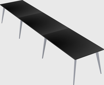 Modern rectangular office desk