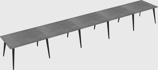 Modern rectangular office desk